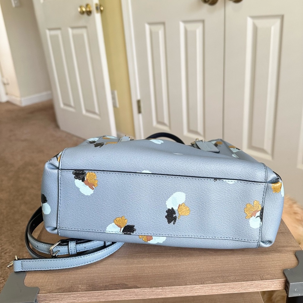 #13. Coach Minetta Floral Blue Satchel 2-way Bag, Excellent Condition - Picture 8 of 14